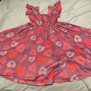 Heart Donut Pattern Dress